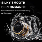 Spinning Reels Saltwater Freshwater Casting Fishing Reel Tackle Ultralight Metal Frame Smooth and Tough High Speed Fishing Reels