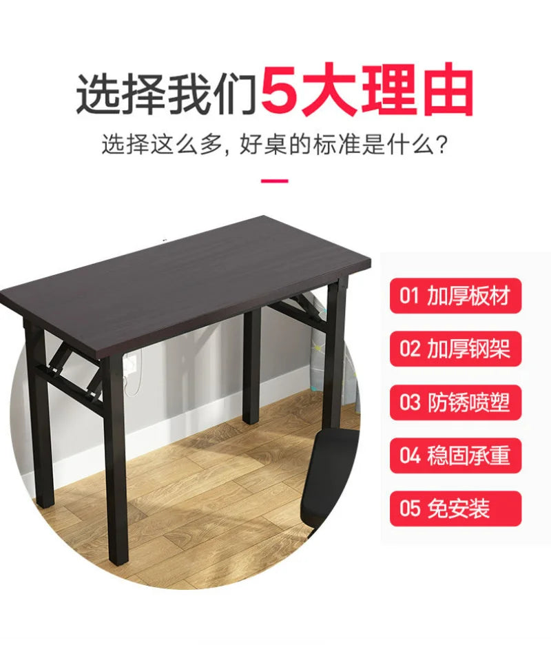 Home Bedroom Computer Desk Desktop Study Table Folding Desk Simple Office Writing Desk Economical Mesas Laptop Table Mesa Gamer