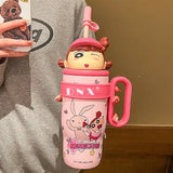New Crayon Shin-chan Cute Cartoon Sakurada Nene Vacuum Cup Kawaii High-Capacity Water Cup Lovely Periphery Home Decor Gifts