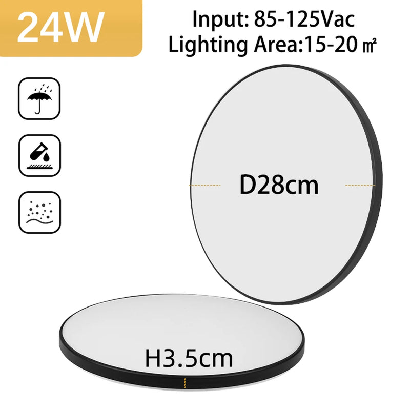 Led Ceiling Light Bathroom Lights Room Chandelier kitchen Panel Fixtures Luminair Hanging For Home Aisle Lighting Ceiling Lamp