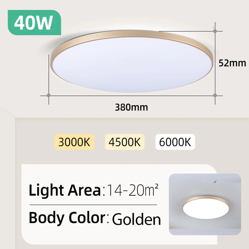 Led Ceiling Light Bathroom Lights Room Chandelier kitchen Panel Fixtures Luminair Hanging For Home Aisle Lighting Ceiling Lamp