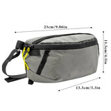 Mobile Phone Case Pouch Waist Bag Waterproof Nylon Multifunction Casual Men Waist Pack with Strap Adjustable for Hiking, Cycling