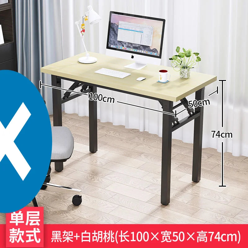 Home Bedroom Computer Desk Desktop Study Table Folding Desk Simple Office Writing Desk Economical Mesas Laptop Table Mesa Gamer