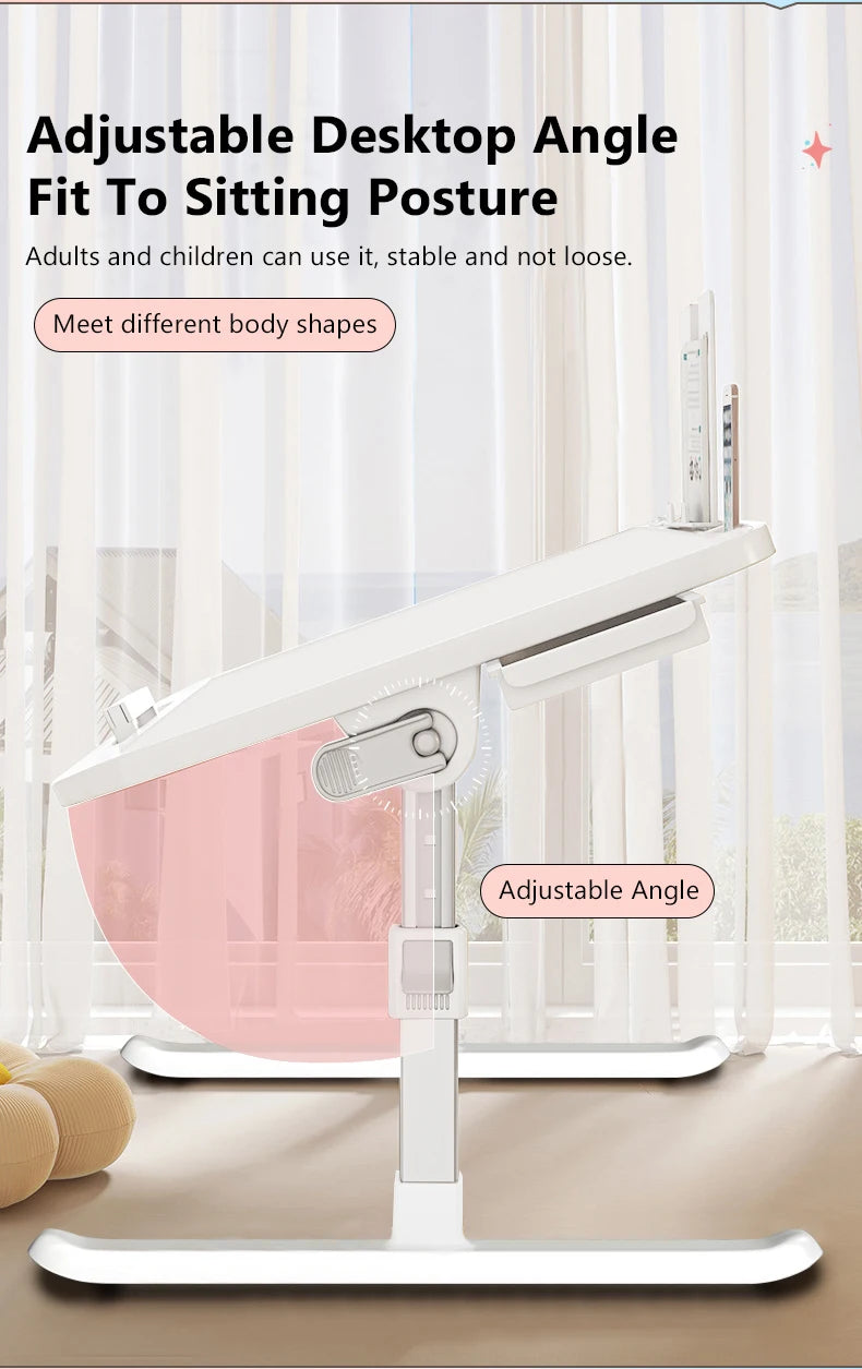 Computer Desk Bed Top Desk Adjustable Folding Simple Home Bedroom Sitting Floor Bay Window Laptop Office Small Desk Board