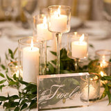 3PCS/Set Glass Candle Holders Candlestick for Wedding Table Center Stander Elegant Centerpieces Home Wedding Decor Accessories