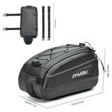 Waterproof Bicycle Saddle Bag 6L Large Capacity Bike Tail Trunk Bag Rear Seat Bags Road Mountain Luggage Carrier Bike Cargo Rack