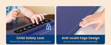 Roll up food heating pad - Level 4 temperature fast heating silicone hot plate, lifting feet to protect the dining table
