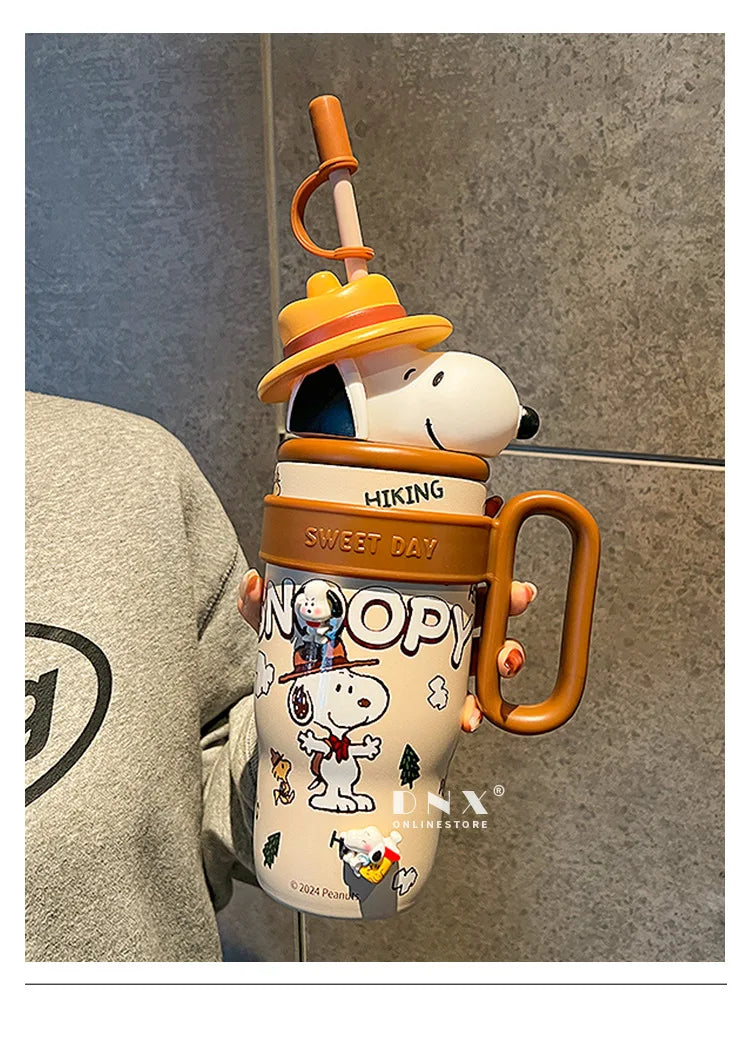 New Crayon Shin-chan Cute Cartoon Sakurada Nene Vacuum Cup Kawaii High-Capacity Water Cup Lovely Periphery Home Decor Gifts