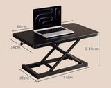 Standing Up and Down Desk Stand Computer Office Workstation Monitor Stand Laptop Stand Foldable and Elevated  Home Office Desk