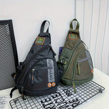 Men's Outdoor Sports Chest Bag with Large Capacity for Travel and Fishing