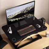 Standing Up and Down Desk Stand Computer Office Workstation Monitor Stand Laptop Stand Foldable and Elevated  Home Office Desk