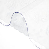 VEVOR 1.5mm 2mm PVC Table Cloth Transparent Clear Desk Cover Protector Plastic Soft Glass Waterproof Oilproof for Dining Table