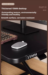 Standing Up and Down Desk Stand Computer Office Workstation Monitor Stand Laptop Stand Foldable and Elevated  Home Office Desk