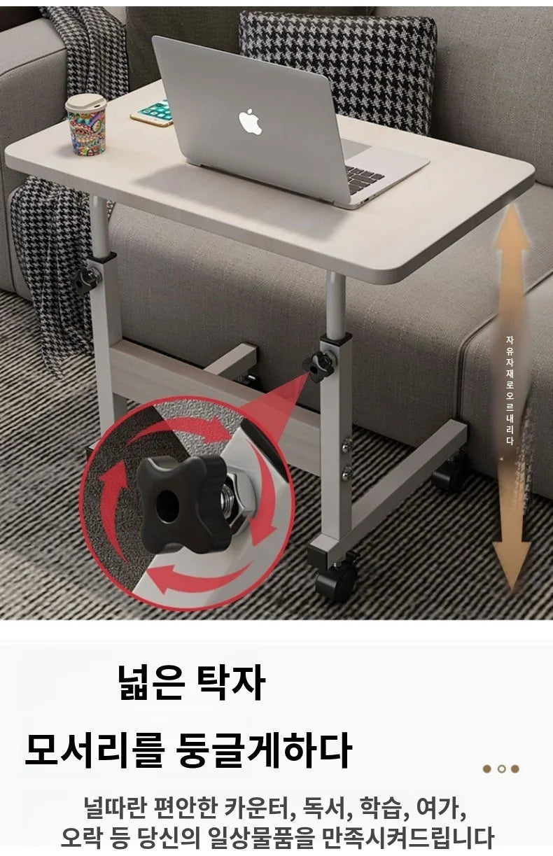 Simple Foldable Computer Desk Adjustable Portable Rotary Laptop Bed Table Can Raised And Lowered Standing Desk Bracket