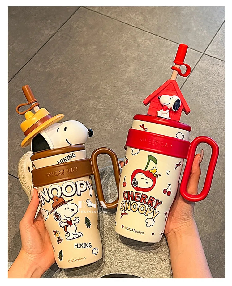 New Crayon Shin-chan Cute Cartoon Sakurada Nene Vacuum Cup Kawaii High-Capacity Water Cup Lovely Periphery Home Decor Gifts