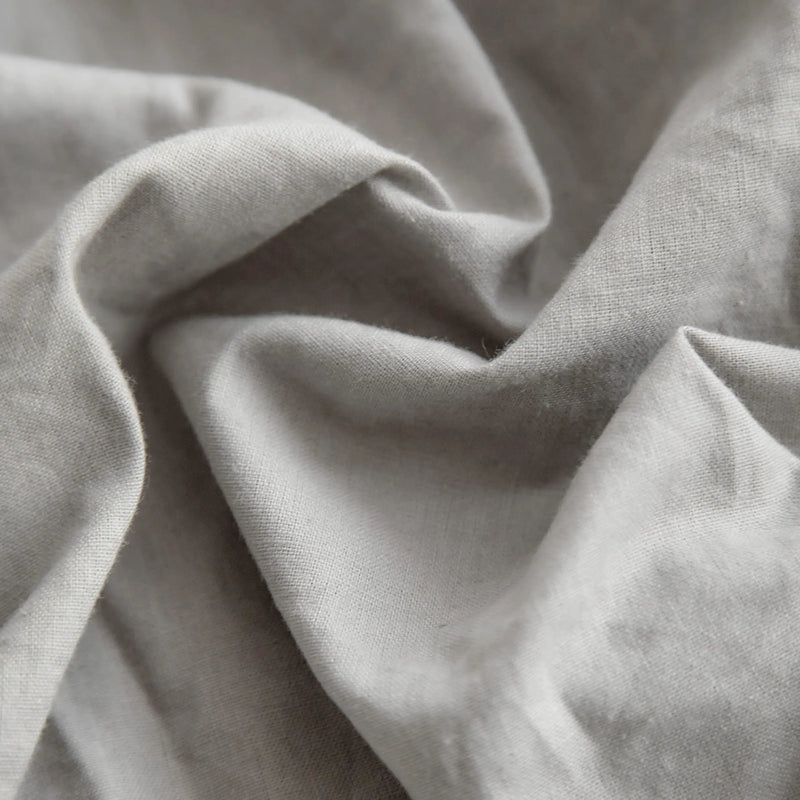 Simple&Opulence Linen Fitted Sheet (1 Piece) - 14 Inch Deep Pocket Mattress Cover Natural Flax Cotton Soft Breathable  Bedding