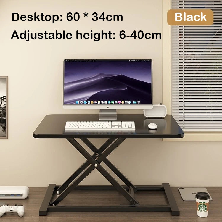 Standing Up and Down Desk Stand Computer Office Workstation Monitor Stand Laptop Stand Foldable and Elevated  Home Office Desk