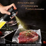 200ml Electric Butter Sprayer for Cooking Olive Oil Butter Dispenser Bottle For Kitchen Air Fryer BBQ Salad Baking gadgets