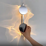Modern Simple Light Shadow LED Wall Lamp Rotatable Corrugated LED Wall Light Living Room Parlor Stairs Aisle Atmosphere Wall
