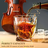 1PCS Whiskey Glass, Old Fashioned Rocks Glasses Tumblers, Glassware for Cocktail Scotch, Bourbon, Gin, Voldka, Brandy