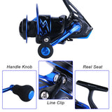 Sougayilang Fishing Rod Reel Combo 1.8-3.0m 24 Ton Carbon Fibre Telescopic Fishing Rod 1000-4000 12+1BB Spinning Reels Set Pesca