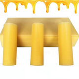 30pcs Bee Wax Foundations Beekeeping Bee Base Honeycomb Pieces Beeswax Foundation Bee Hive Wax Frames Honeycomb Sheet