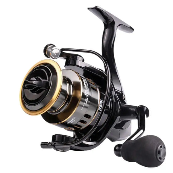 Fishing Reels Baitcasting Powerful Surf Fishing Reel Fishing Spin Reel Fishing Tackle Bait Feeder Spin Reels with 19.8 Lbs Max