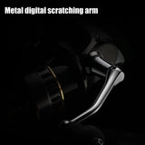 Fishing Reels Baitcasting Powerful Surf Fishing Reel Fishing Spin Reel Fishing Tackle Bait Feeder Spin Reels with 19.8 Lbs Max