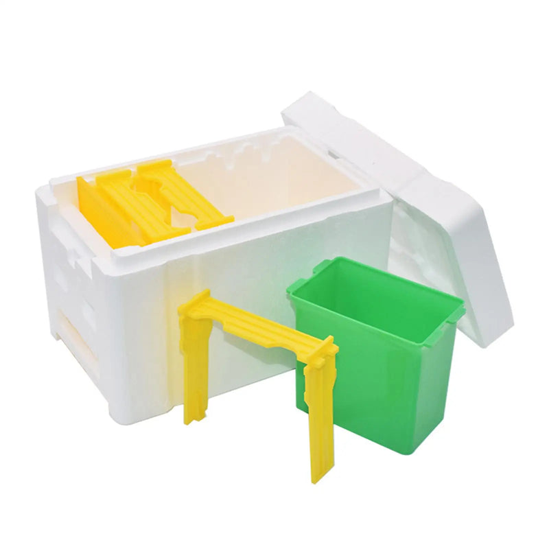 Queen Bee Breeding Box Bee Mating Box Foam Bee Hive Box Beekeeper Garden Pollination Box Bee Breeding Case Beekeeping Equipment