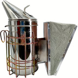 Bee Smokers For Beekeeping With Heat Shield Stainless Steel Bee Hive Smoker Keep Your Bees Calm And Safe (M)