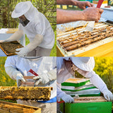 30PCS Ultimate Beekeeping Starter Kit - Stainless Steel Beekeeping Suit, Jacket, Hive Equipment, and Tools for Beginners and Professionals - Complete Bee Keeping Supplies for Safe and Efficient Bee Farming