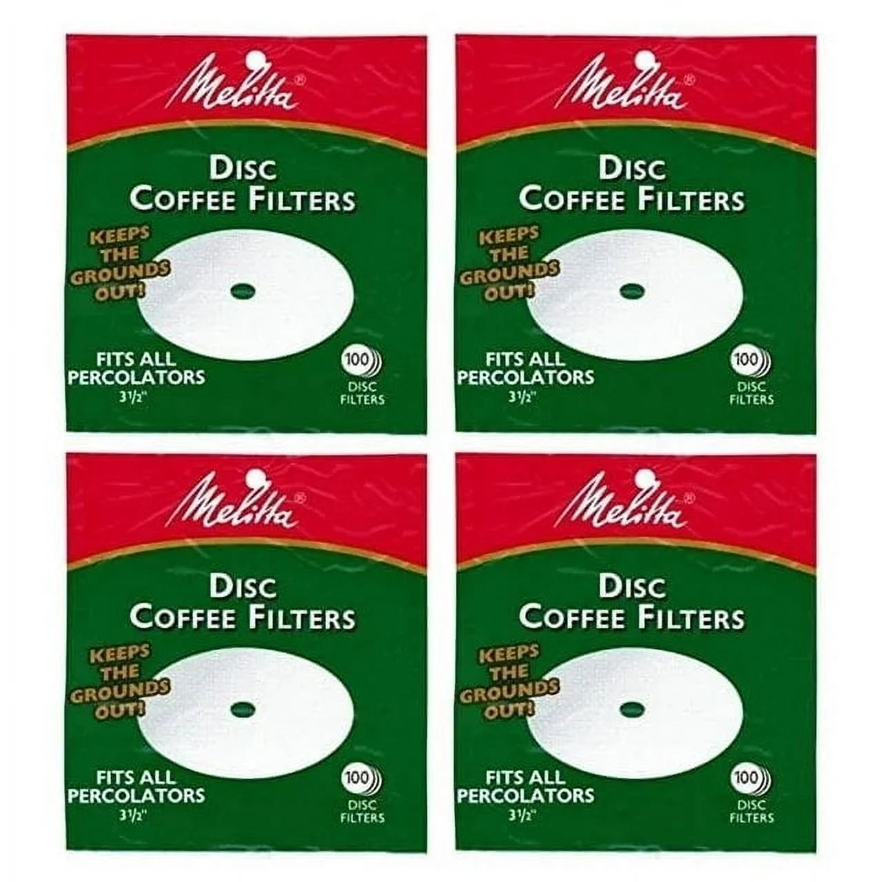 628354 3.5 Inch Percolator Coffee Filters 100 Counts (4 Pack)