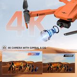 Drones with Camera for Adults 4K,  KF102 GPS Drone with 2-Axis Gimbal Camera, Long Range Professional Drones for Beginners 5G FPV Transmission,2 Batteries 50Mins Flight Time Auto Return Home