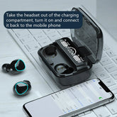 TWS M10 Wireless Bluetooth Headphones LED Display 3500Mah Charging Box 9D Stereo In-Ear Sports Waterproof Bluetooth 5.1 Headset