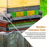 10 Pack BeeHiveGuard Plastic Mouse Guards - Beehive Entrance Reducer for 8 Frame Hives - Beekeeping Hive Entrance Protector