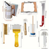 12PCS Beekeeping Supplies, Bee Keeping Starter Kit, Beekeeping Gloves, Bee Hive Equipment, Beekeeping Tools and Supplies Bee Keeping Supplies-All for Beekeepers