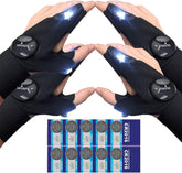 2Pcs Hands Free Flashlights, LED Flashligt Gloves, Husband Gifts, Fishing Gifts for Menfather&
