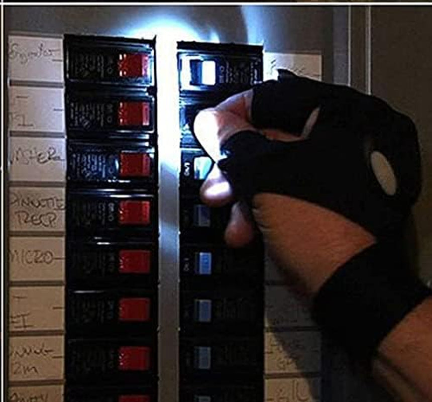 2Pcs Hands Free Flashlights, LED Flashligt Gloves, Husband Gifts, Fishing Gifts for Menfather&