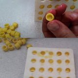 1pc Silicone Queen Cup Mold, 20 Holes, Non-Electric Beekeeping Queen Bee Rearing Tool, Durable Beekeeping Supplies