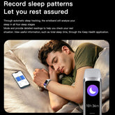 Keep Health Fitness Trackers for Women Men, Amoled Fitness Tracker for Android&Ios, Alarm Stopwatch Fitness Tracker with Blood Pressure Monitor, Calories Burned IP68 Waterproof Fitness Step Tracker