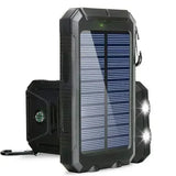 200000Mah Solar Power Bank Waterproof Large Capacity Powerbank Fast Charging External Battery with SOS for Iphone Samsung Xiaomi