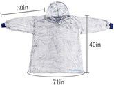 Blanket Sweatshirt Hoodie Wearable Blanket , Luxury Lightweight with Sleeves and Pockets Tv-Blanket for Men,Women,Kids(For Family)